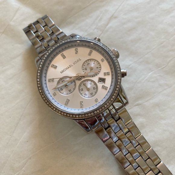 Silver Michael Kors Watch - Picture 2 of 3